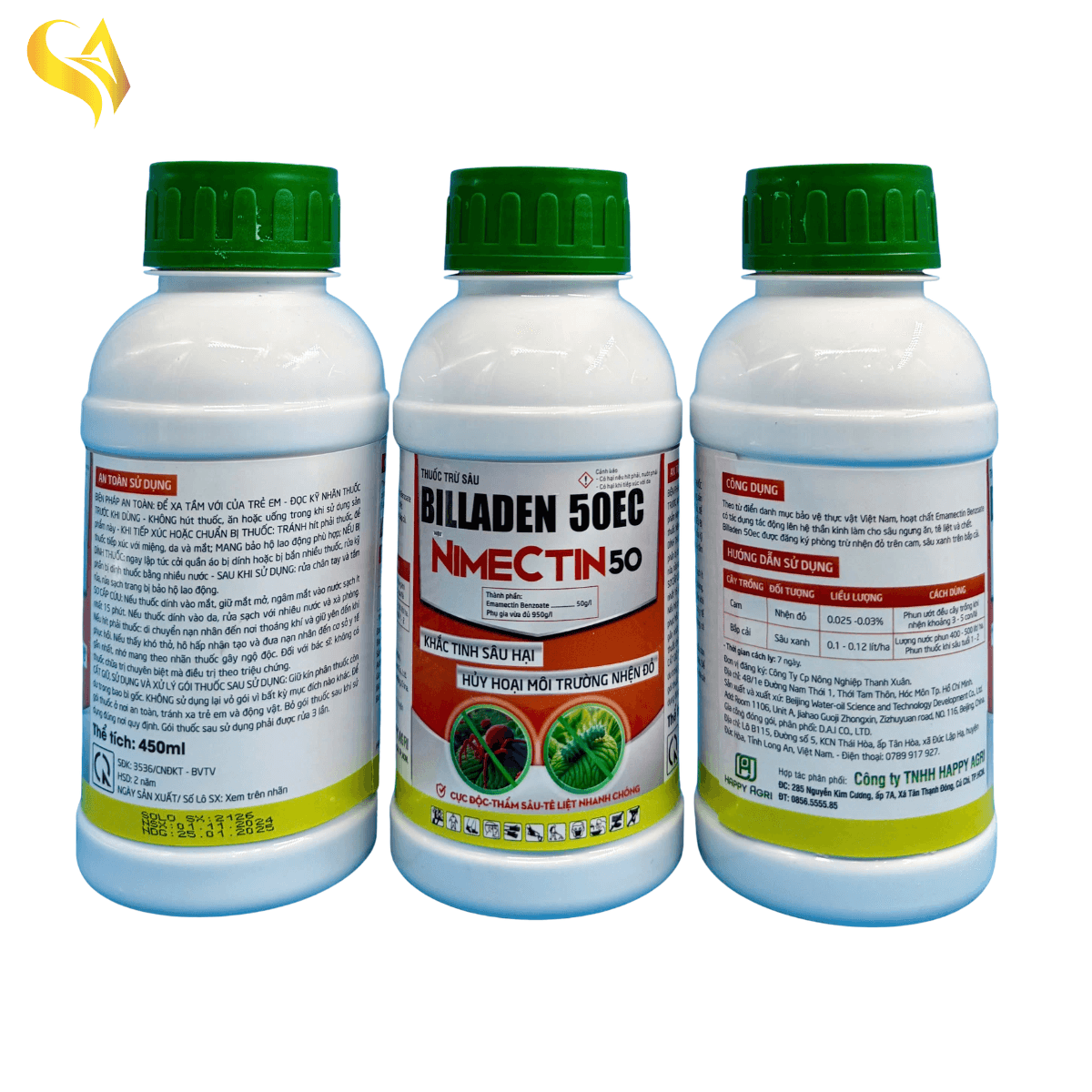 BILLADEN 50EC - NIMECTIN 50 - 450ML