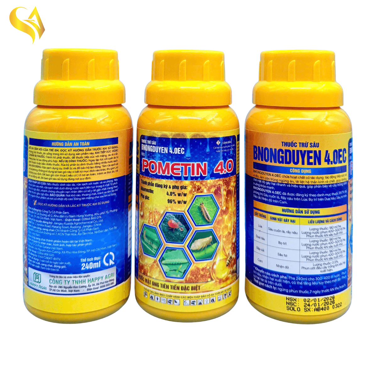 BNONGDUYEN 4.0EC - POMETIN 4.0 - 240ML