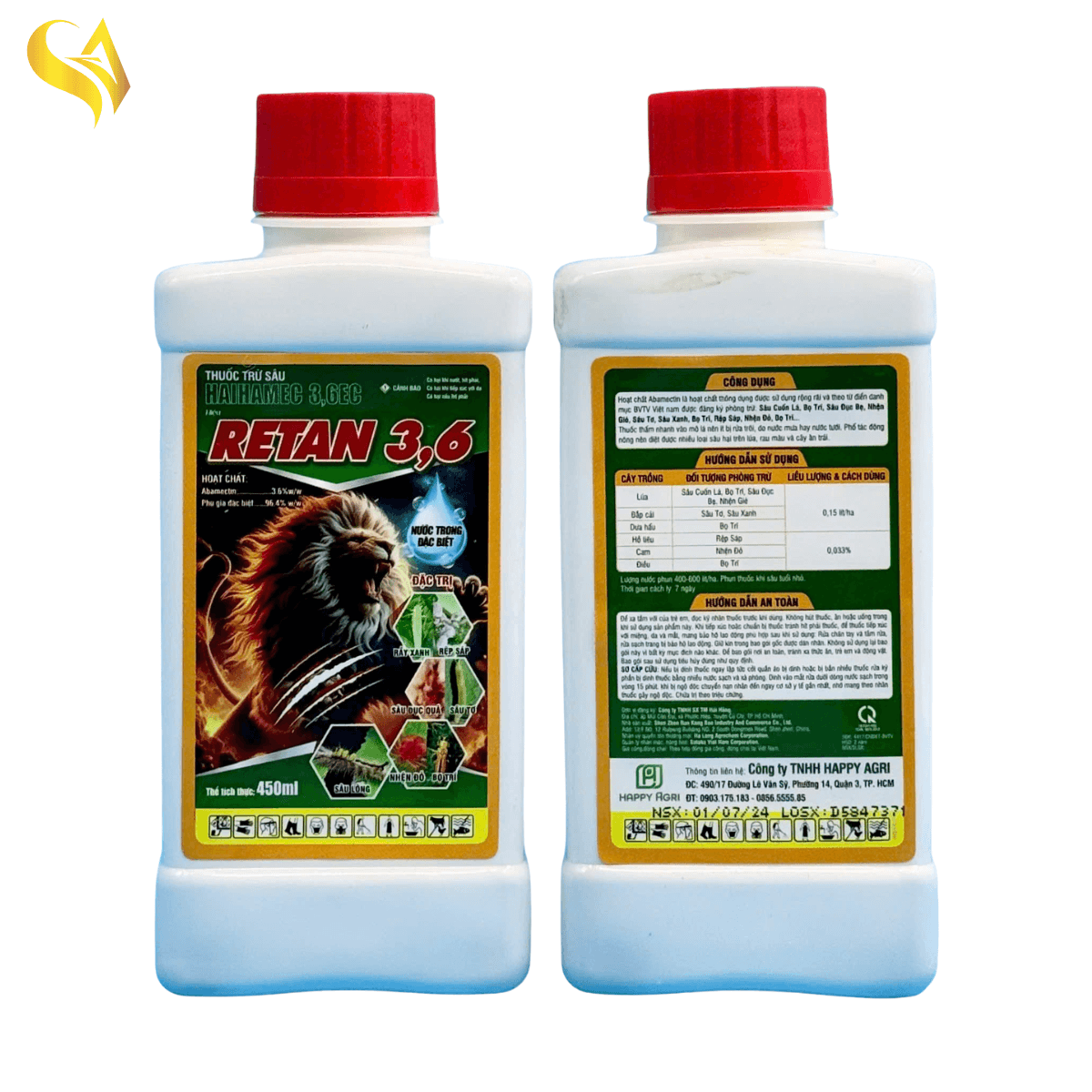 HAIHAMEC 3.6EC - RETAN 3.6 - 450ML