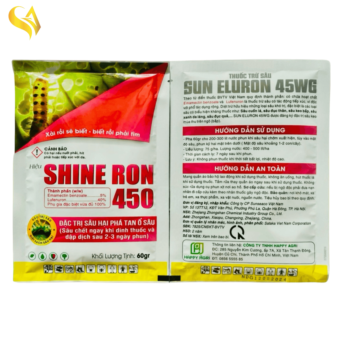SUN ELURON 45WG - SHINE RON 450 - 60GR