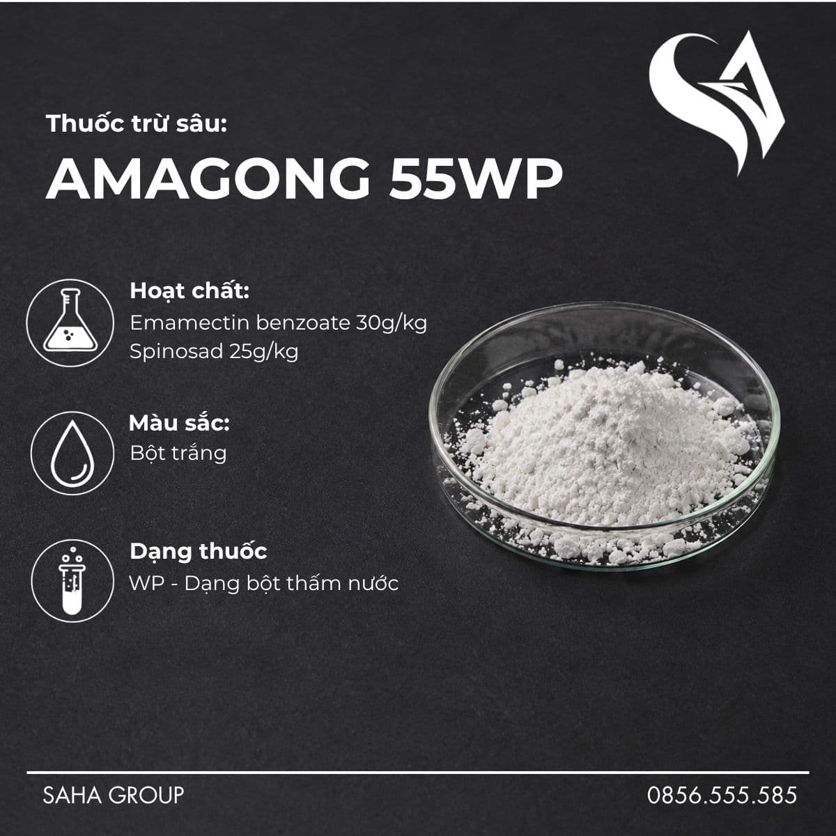 Thuốc Trừ Sâu AMAGONG 55WP