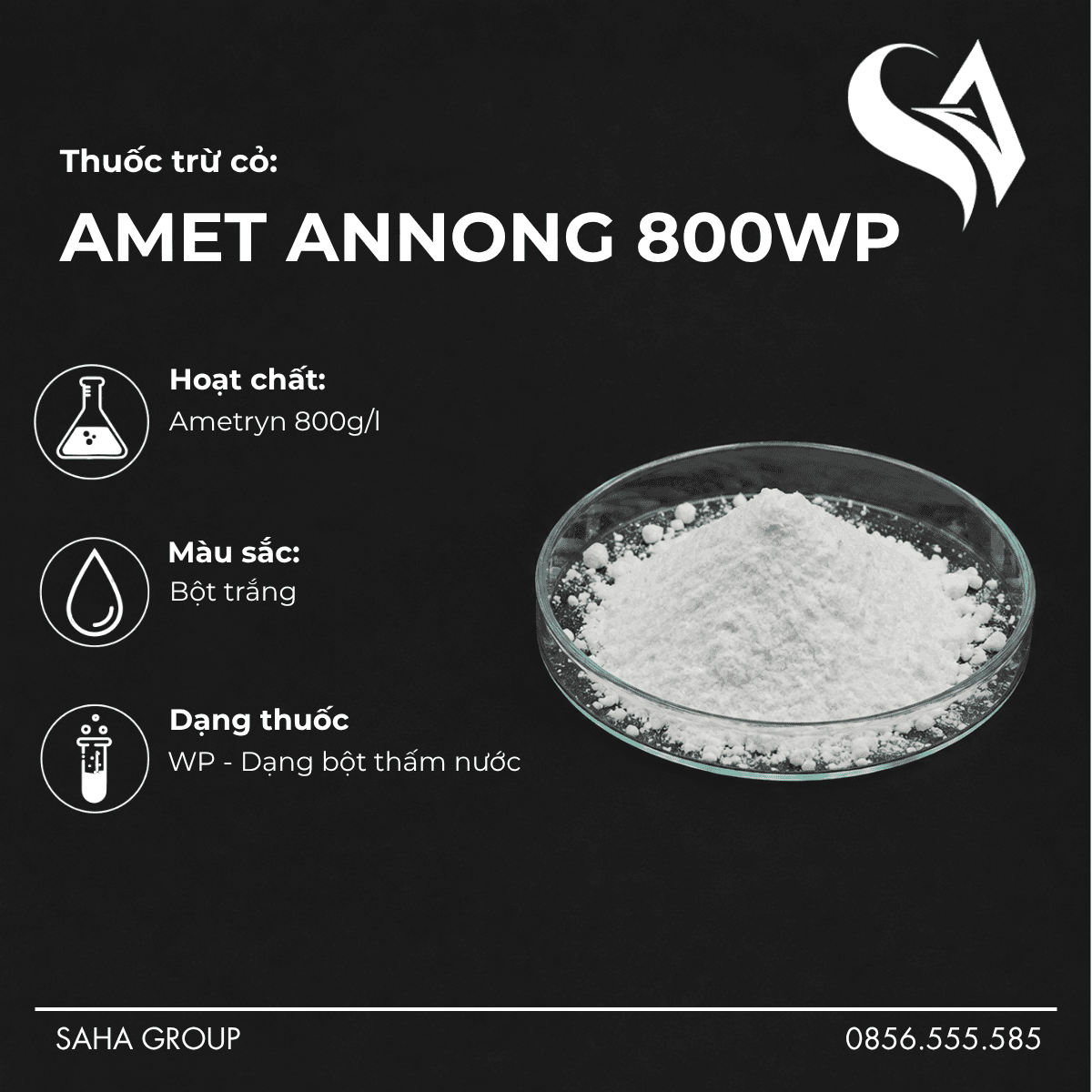 Thuốc Trừ Cỏ AMET ANNONG 800WP