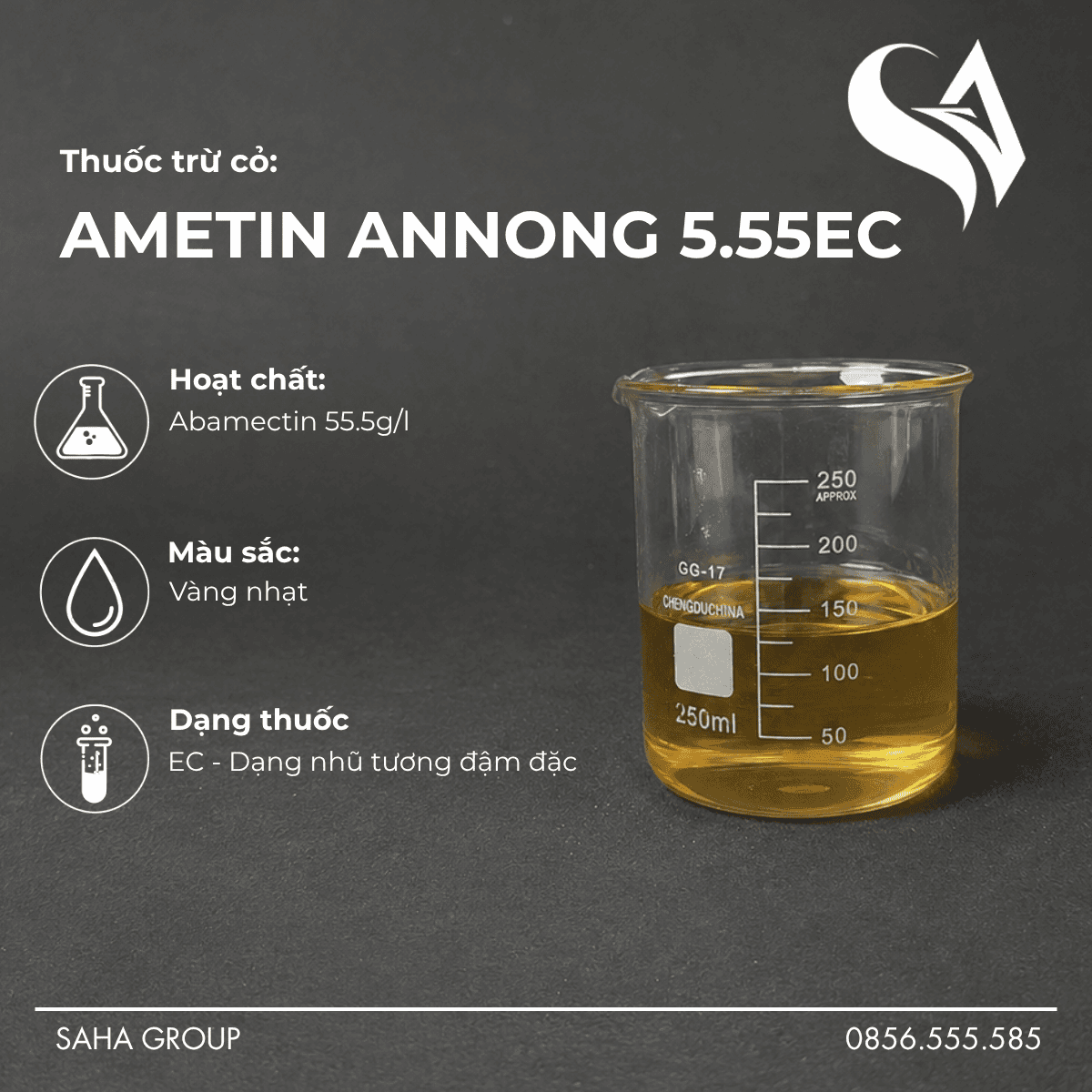 Thuốc Trừ Sâu AMETIN ANNONG 5.55EC