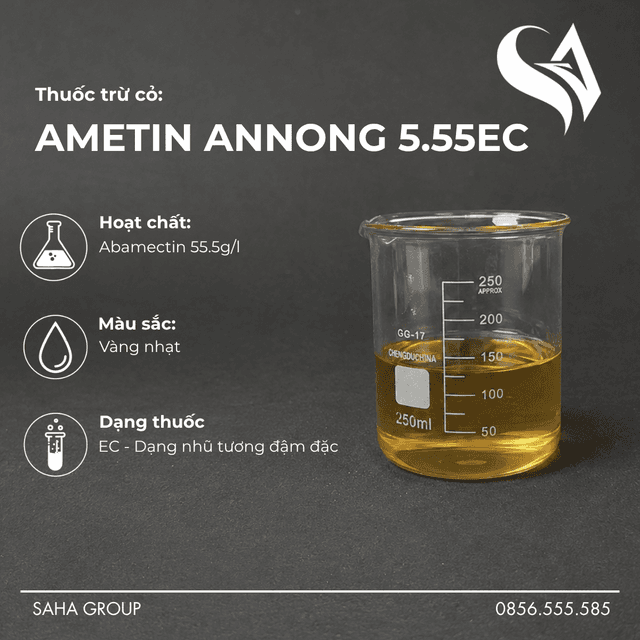 Thuốc Trừ Sâu AMETIN ANNONG 5.55EC