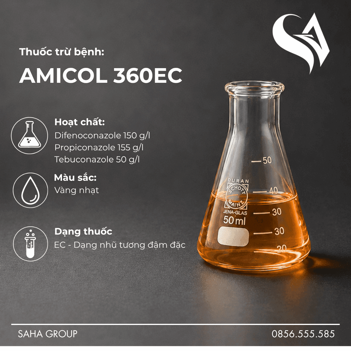 Thuốc Trừ Bệnh AMICOL 360EC
