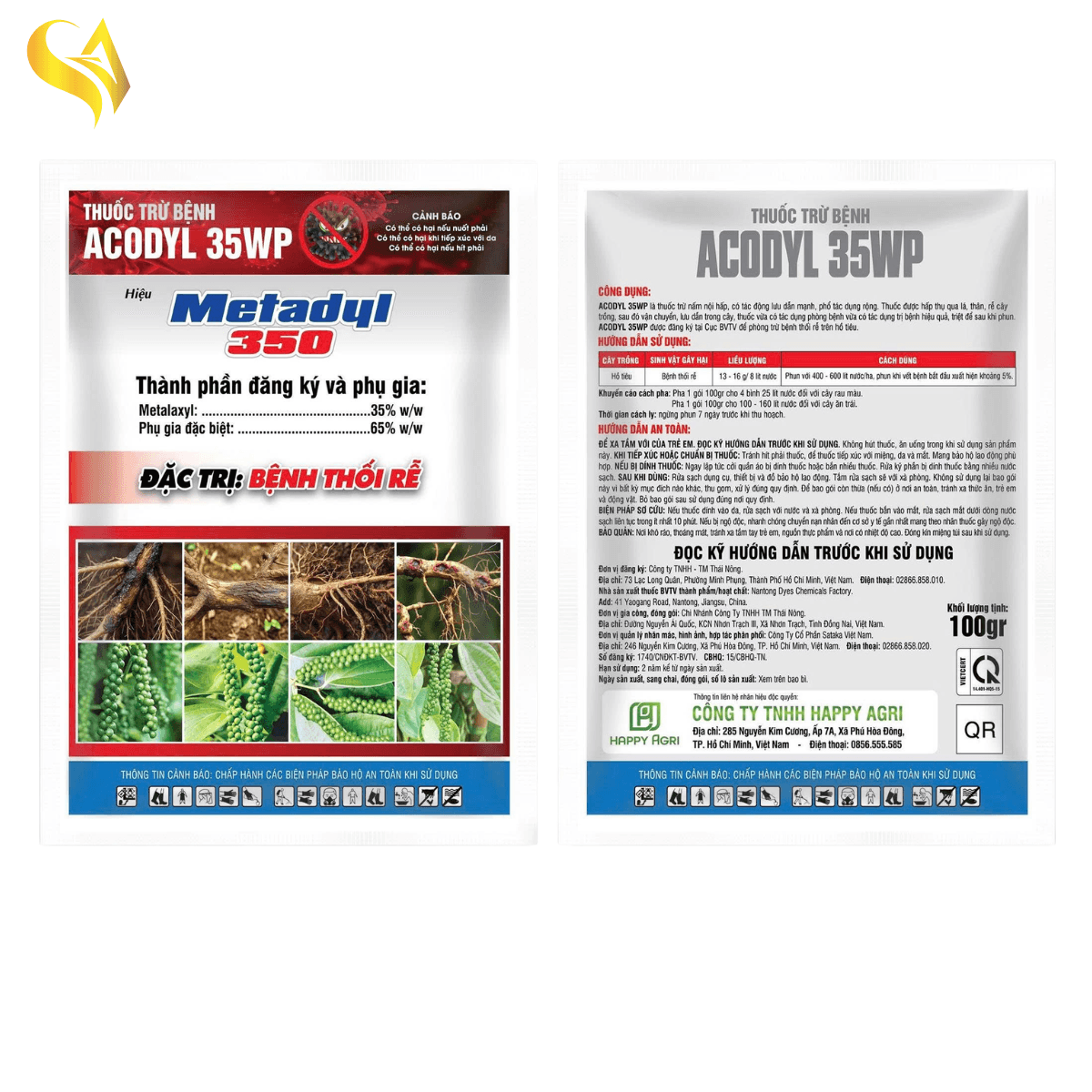 ACODYL 35WP - METADYL 350 - 100GR