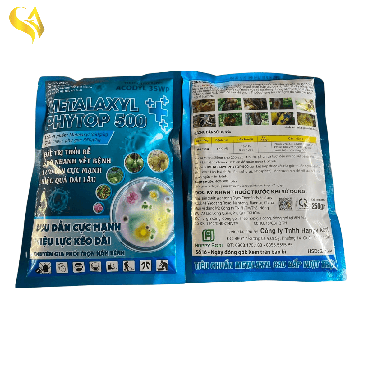 ACODYL 35WP - METALAXYL PHYTOP 500 - 250GR