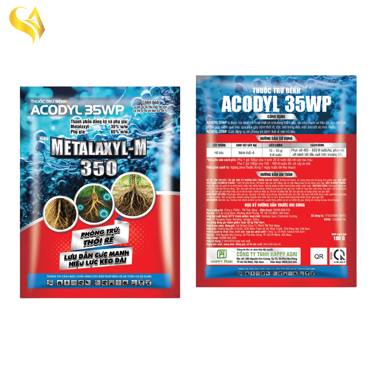 ACODYL 35WP - METAXYL-M 350 - 100GR