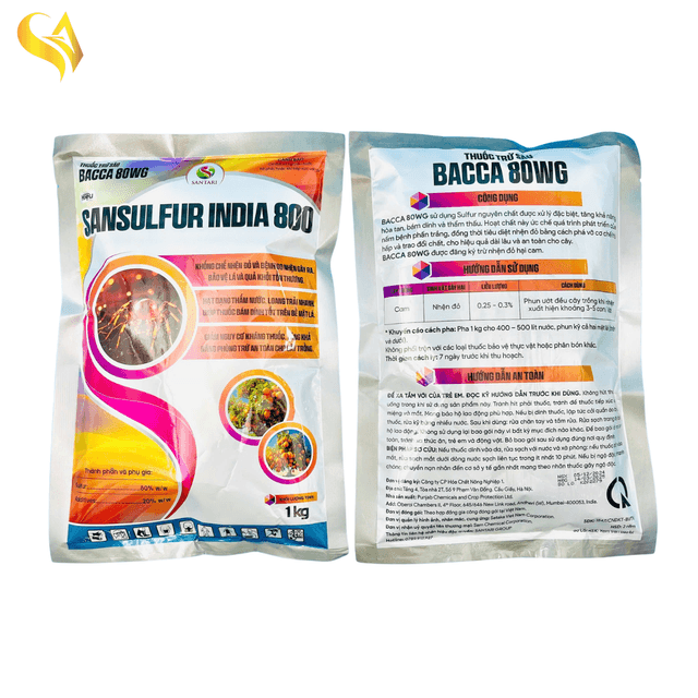 BACCA 80WG - SANSULFUR INDIA 800 - 1KG