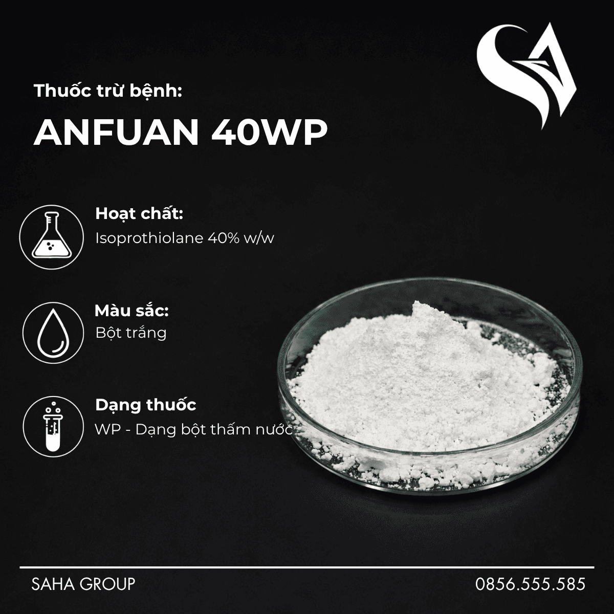 Thuốc trừ bệnh ANFUAN 40WP