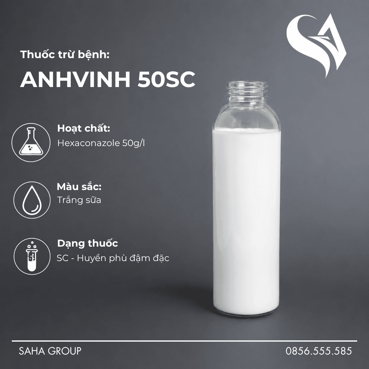 Thuốc trừ bệnh ANHVINH 50SC