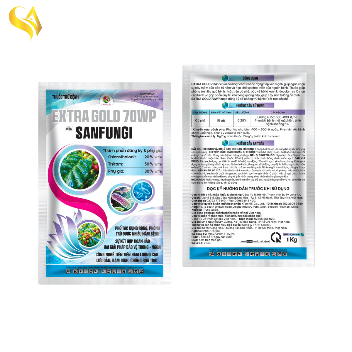 EXTRA GOLD 70WP - SANFUNGI - 1KG