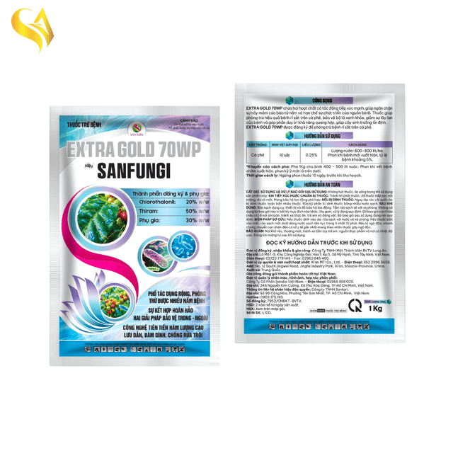 EXTRA GOLD 70WP - SANFUNGI - 1KG