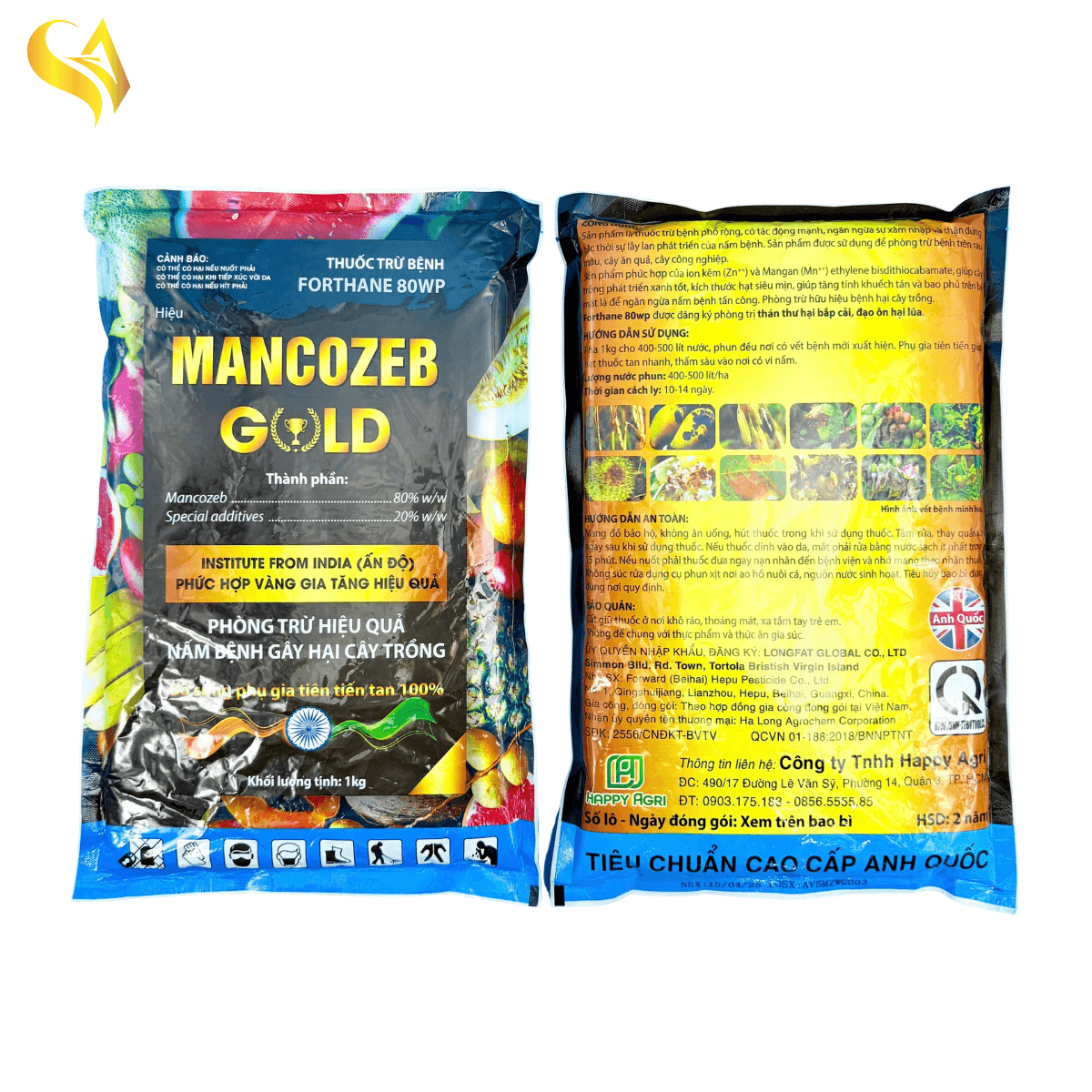 FORTHANE 80WP - MANCOZEB GOLD - 1KG