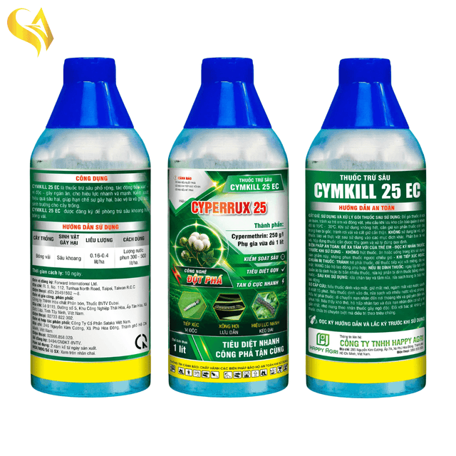 CYMKILL 25 EC - CYPERRUX 25 - 1 lít