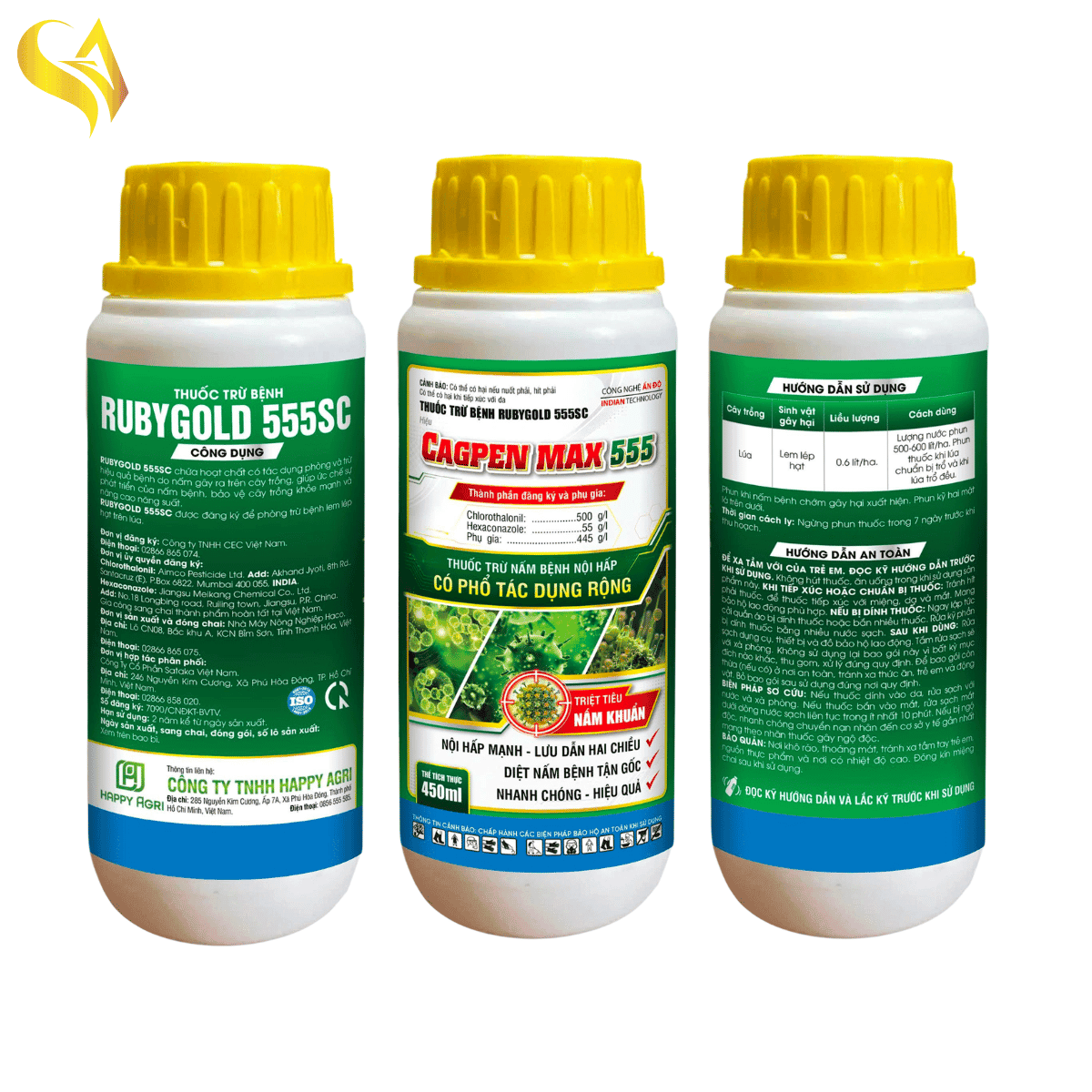 RUBYGOLD 555SC - CAGPEN MAX 555 - 450ML