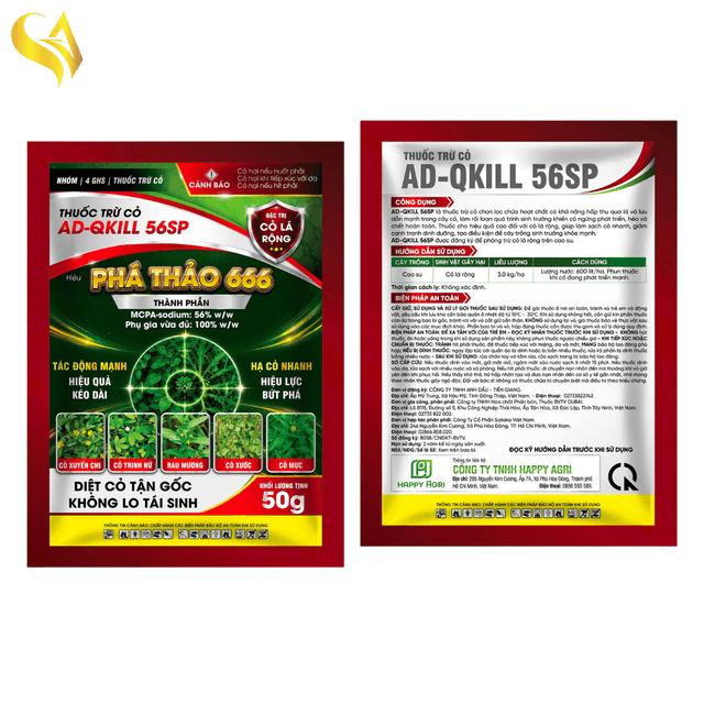 AD-QKILL 56SP - PHÁ THẢO 666 - 50g
