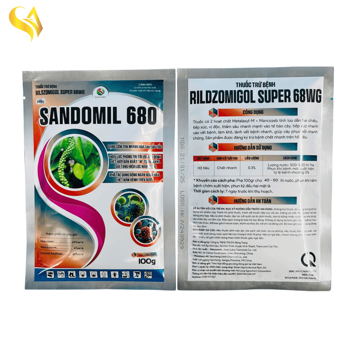 RILDZOMIGOL SUPER 68WG - SANDOMIL 680 - 100GR