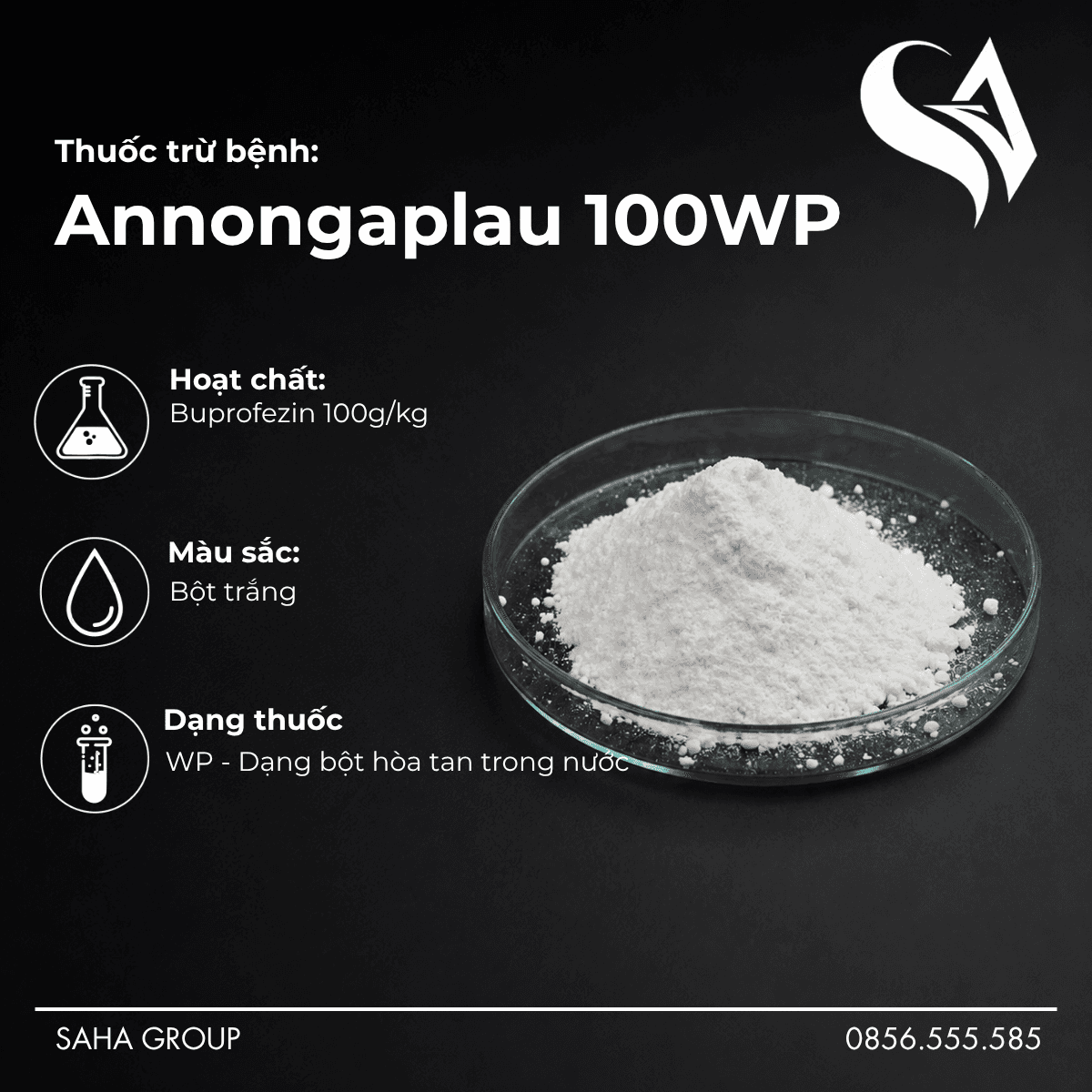 Thuốc Trừ Sâu Annongaplau 100WP