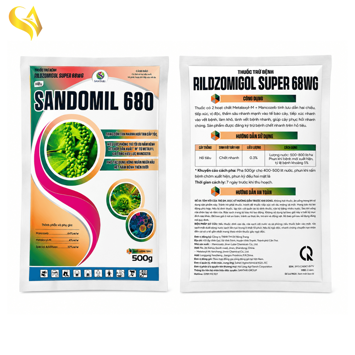 RILDZOMIGOL SUPER 68WG - SANDOMIL 680 - 500GR
