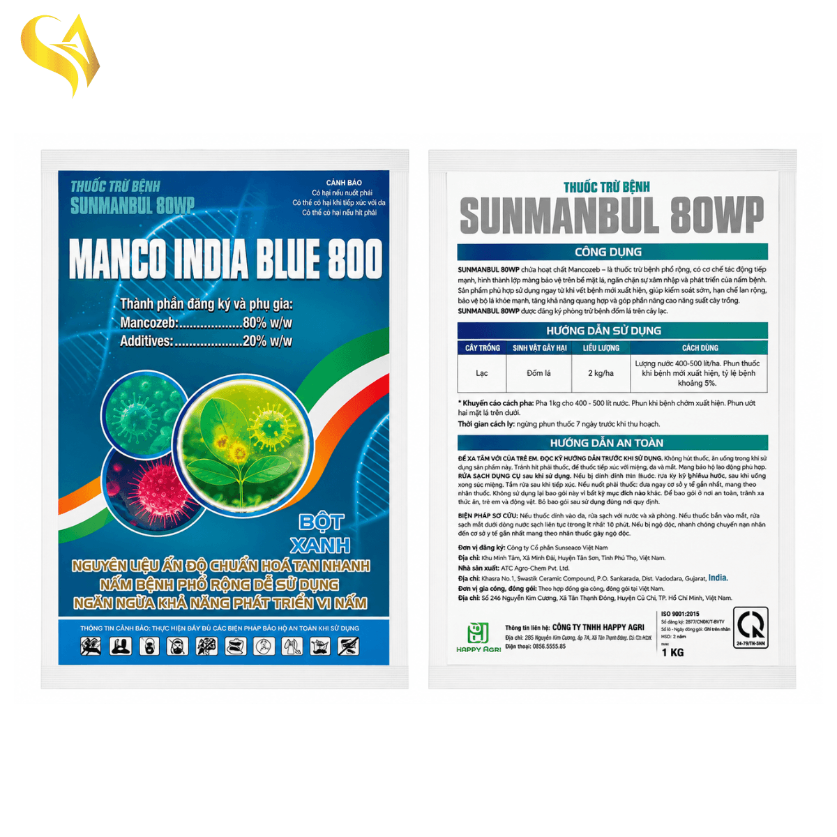 SUNMANBUL 80WP - MANCO INDIA BLUE 800 - 1KG