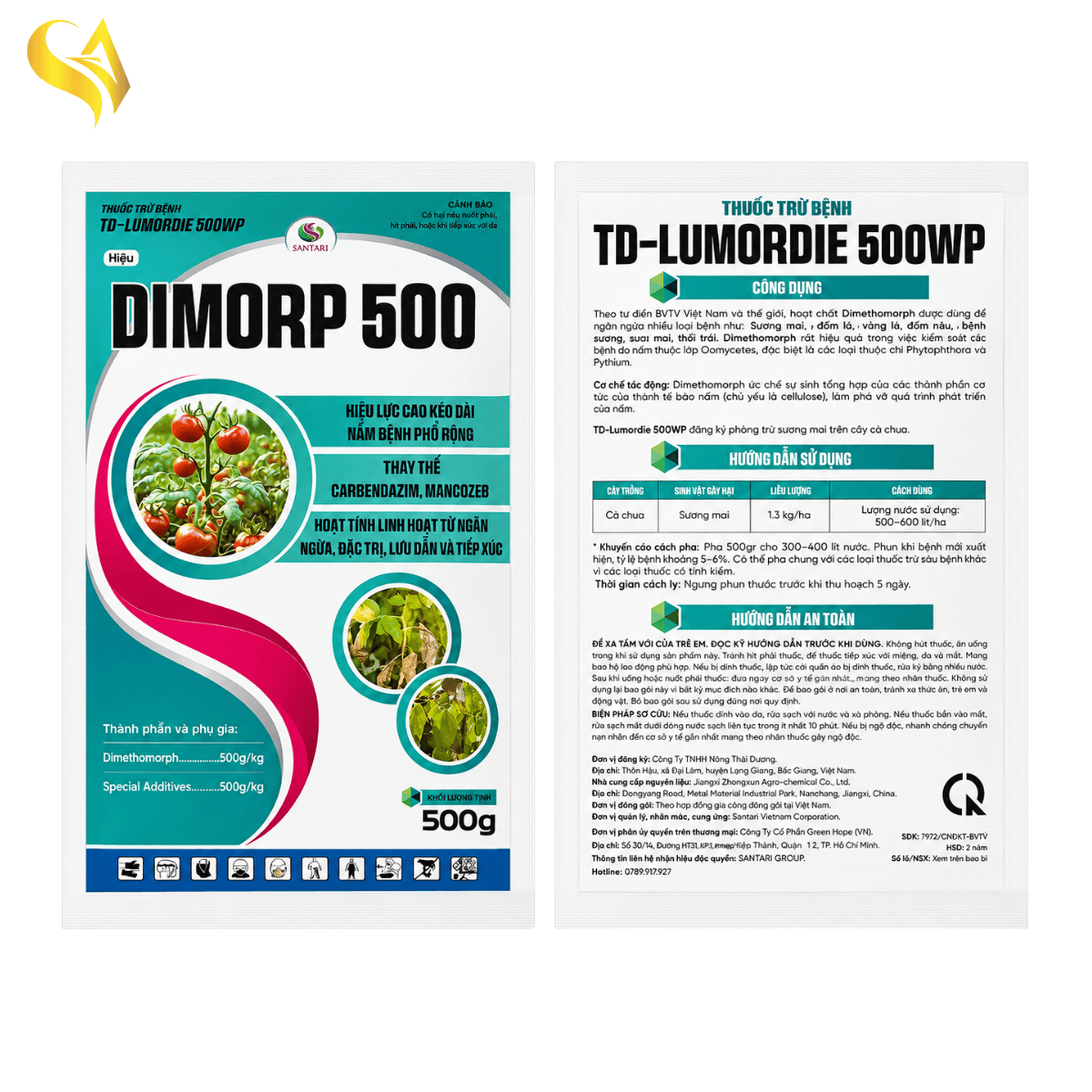 TD-LUMORDIE 500WP - DIMORP 500 - 500GR