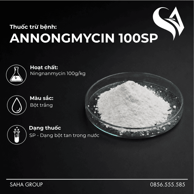 Thuốc trừ bệnh ANNONGMYCIN 100SP