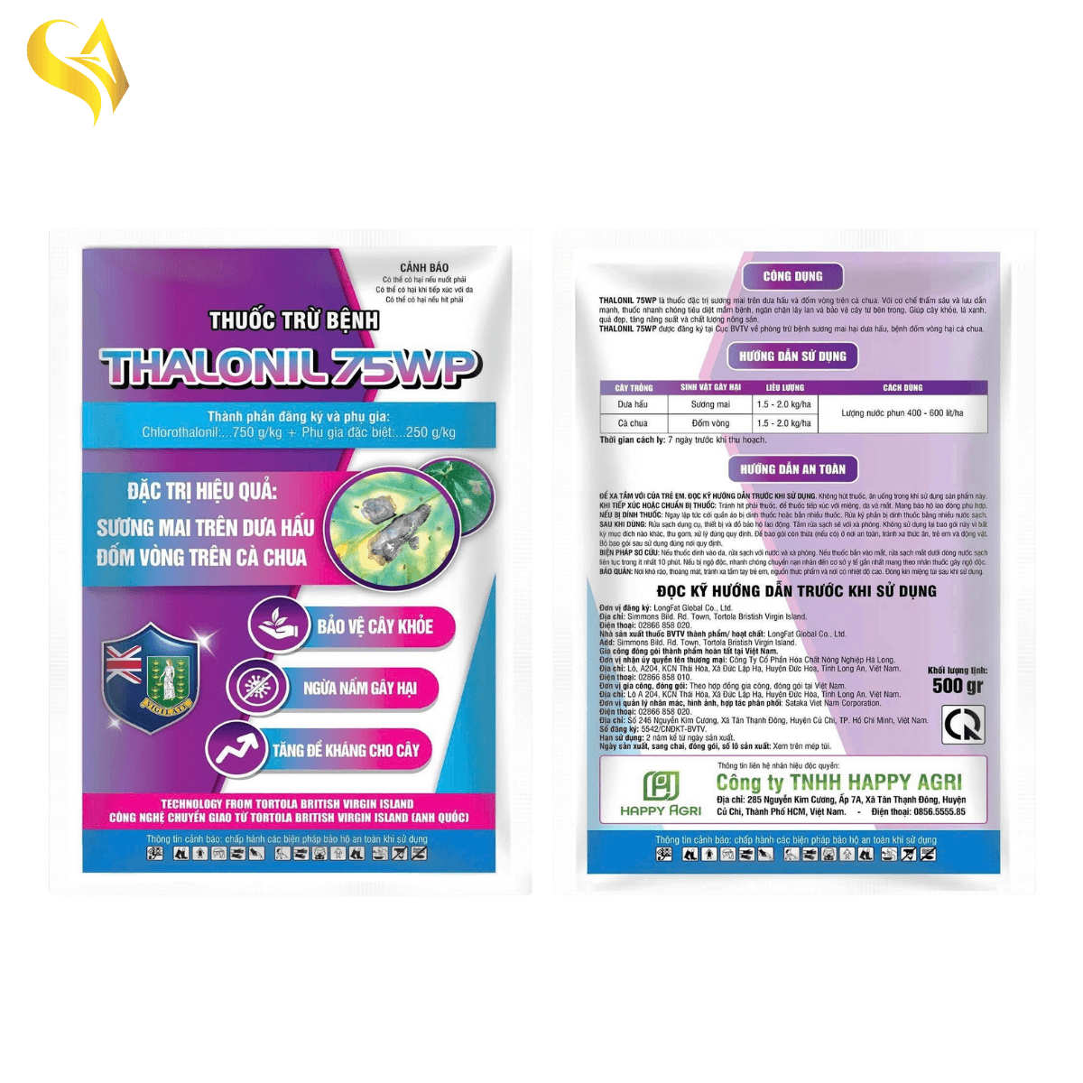 THALONIL 750WP - 500GR