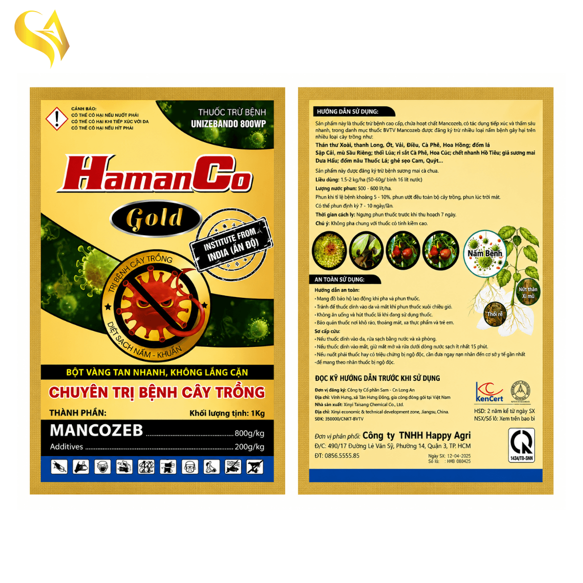 UNIZEBANDO 800WP - HAMANCO GOLD - 1KG