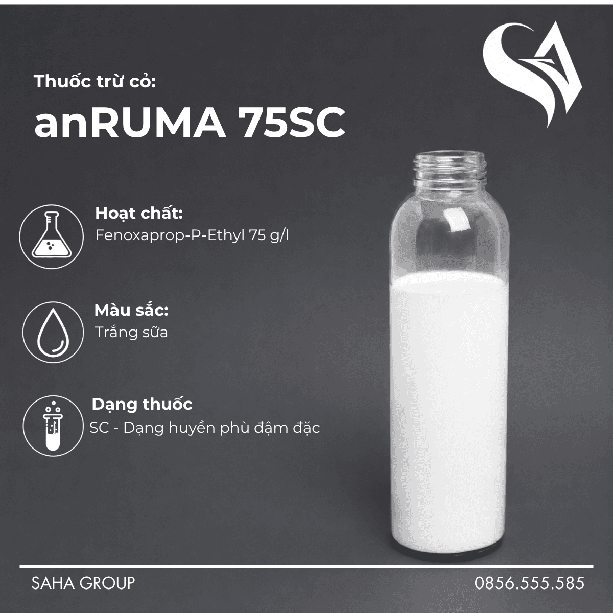 Thuốc trừ cỏ anRUMA 75SC