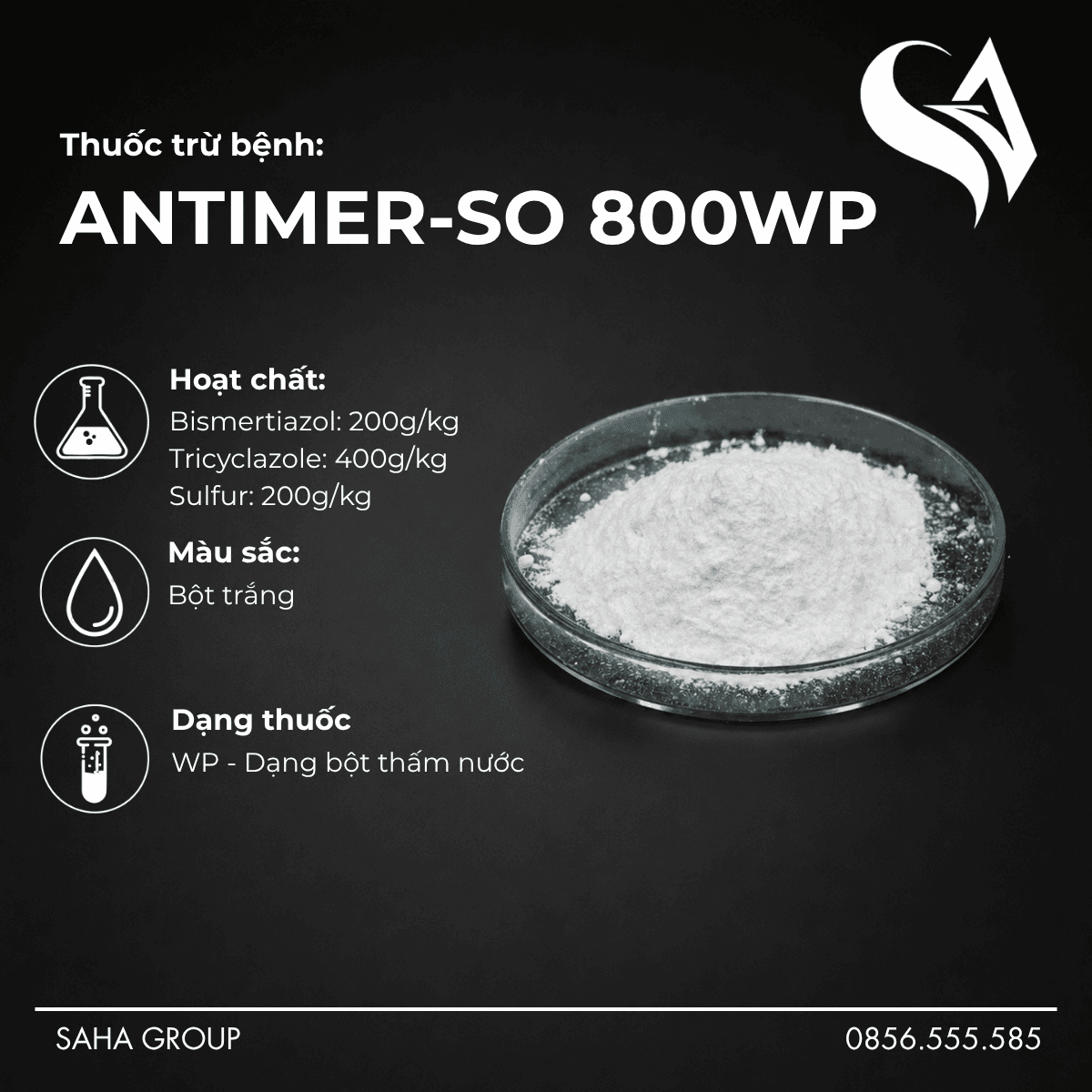 Thuốc trừ bệnh ANTIMER-SO 800WP
