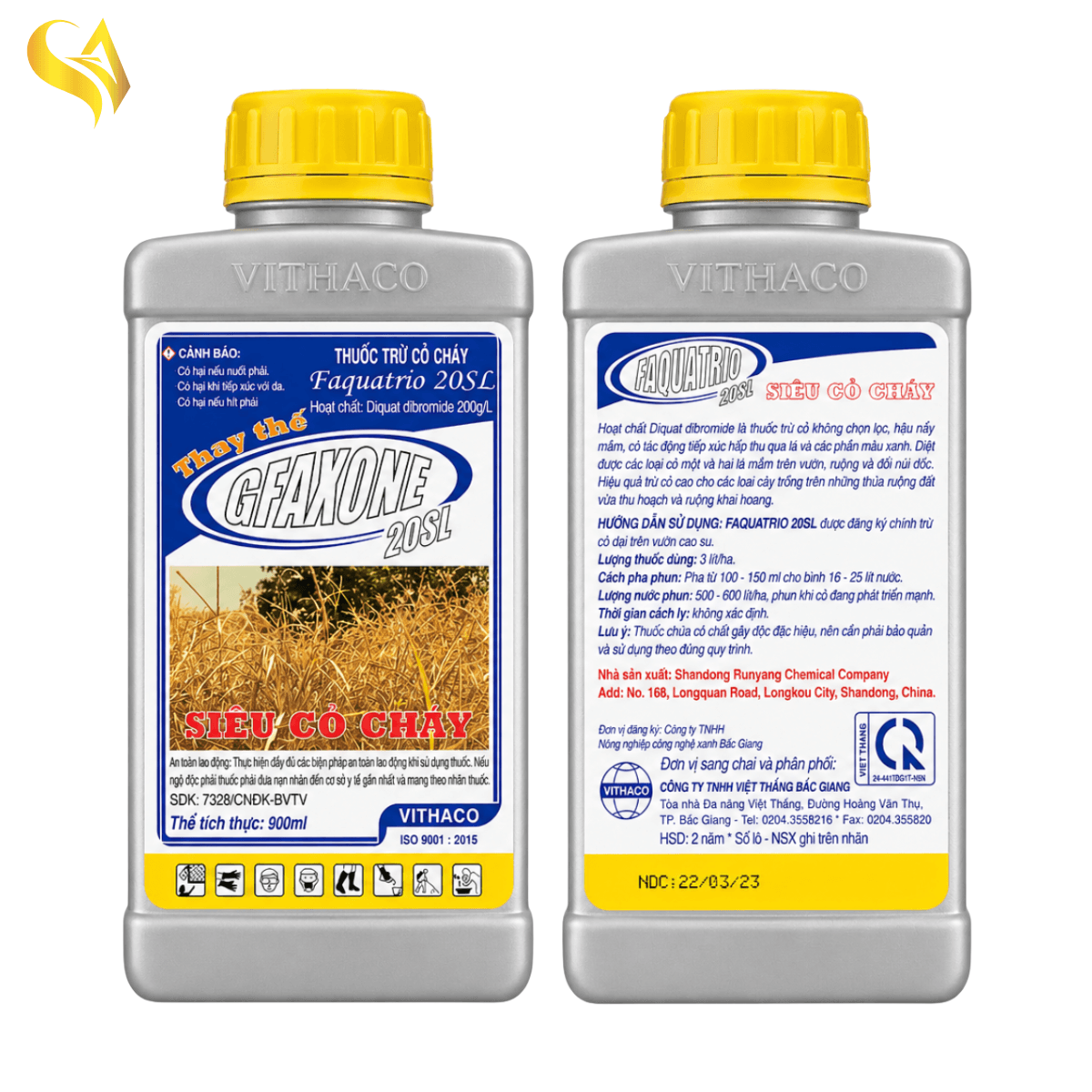 FAQUATRIO 20SL - GEAXONE 20SL - 900ML