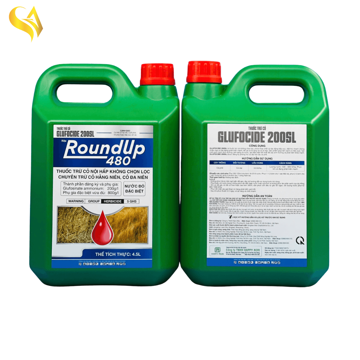 GLUFOCIDE 200SL - ROUNDUP 480 - 4,5L