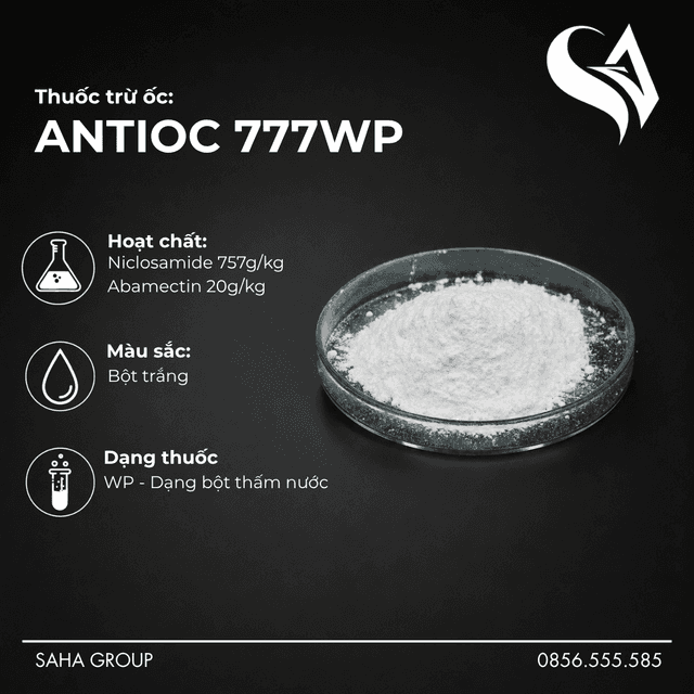 Thuốc Trừ Ốc ANTIOC 777WP