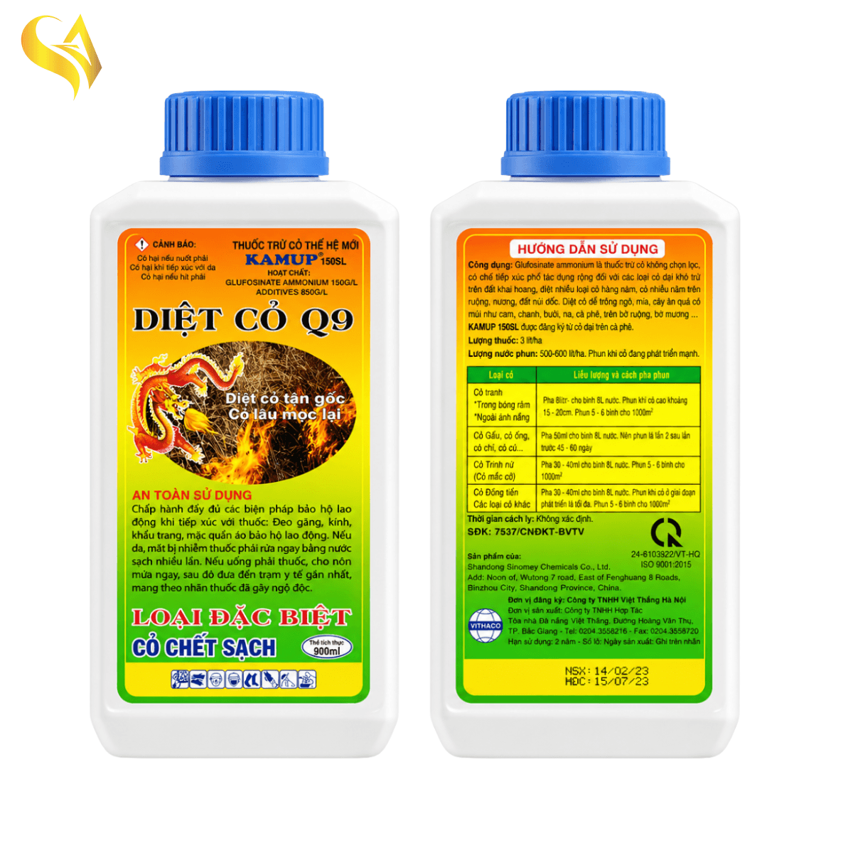 KAMUP 150SL - DIỆT CỎ Q9 - 900ML