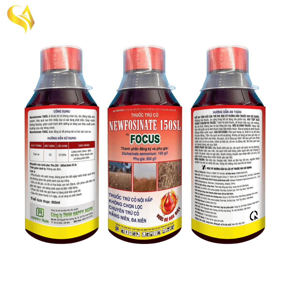 NEWFOSINATE 150SL - FOCUS - 900ML