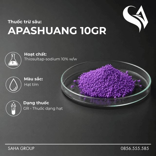 Thuốc trừ sâu APASHUANG 10GR