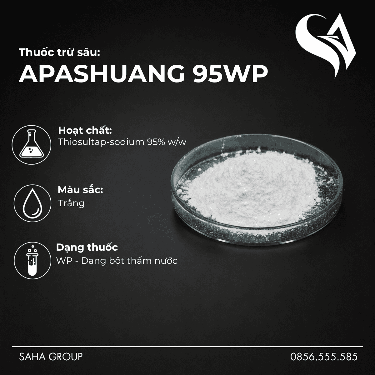 Thuốc trừ sâu APASHUANG 95WP
