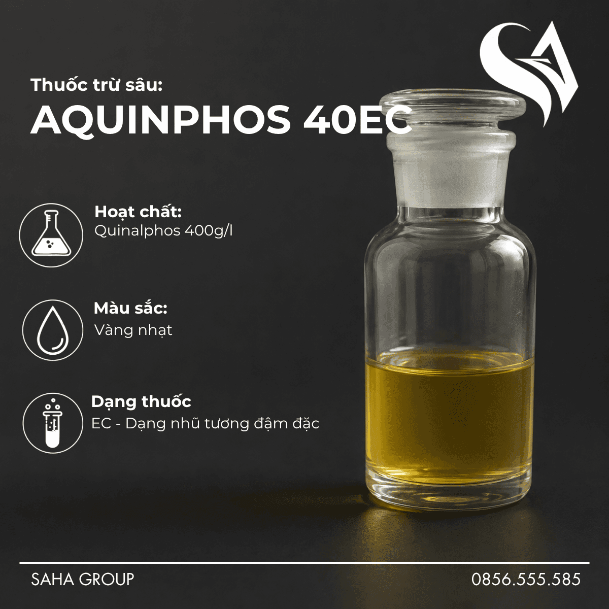 Thuốc trừ sâu AQUINPHOS 40EC