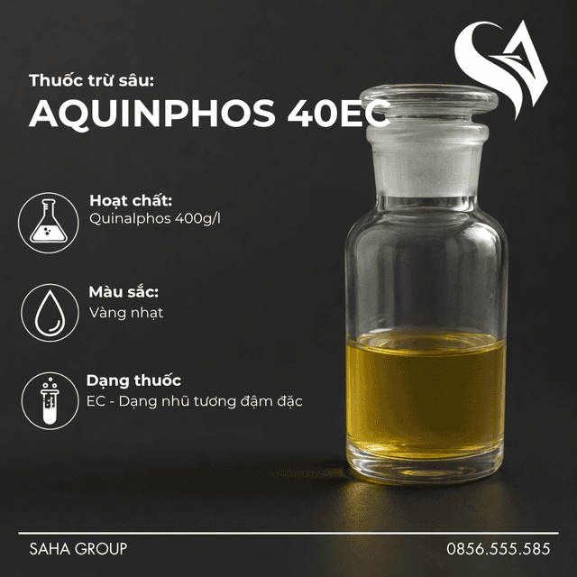 Thuốc trừ sâu AQUINPHOS 40EC