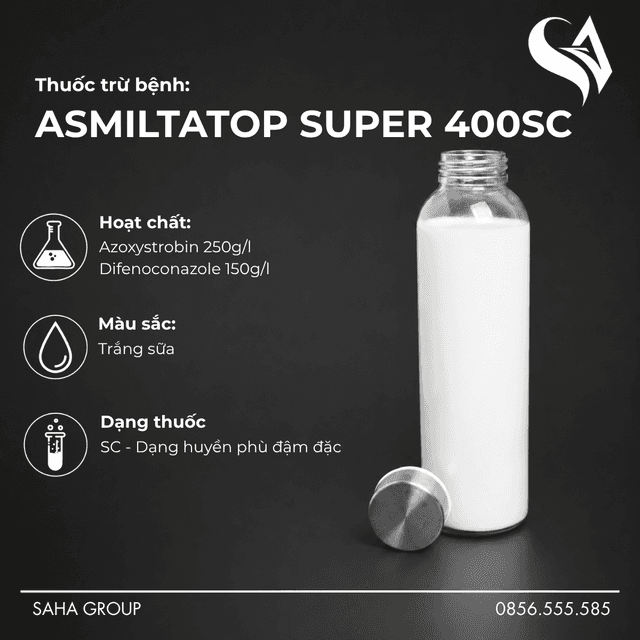 Thuốc trừ bệnh ASMILTATOP SUPER 400SC