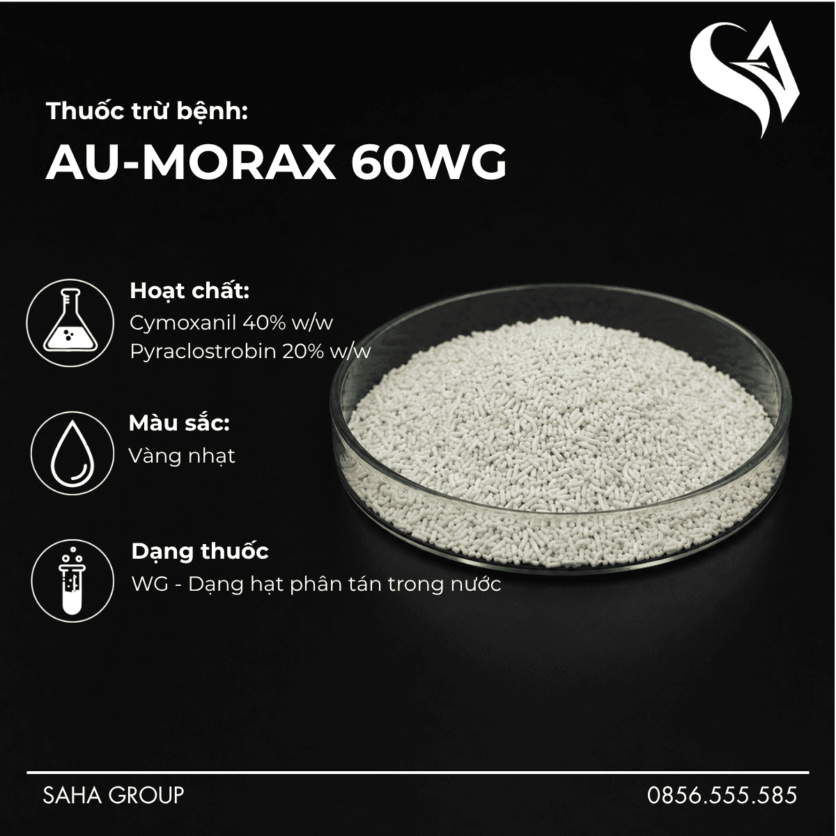 Thuốc trừ bệnh AU-MORAX 60WG