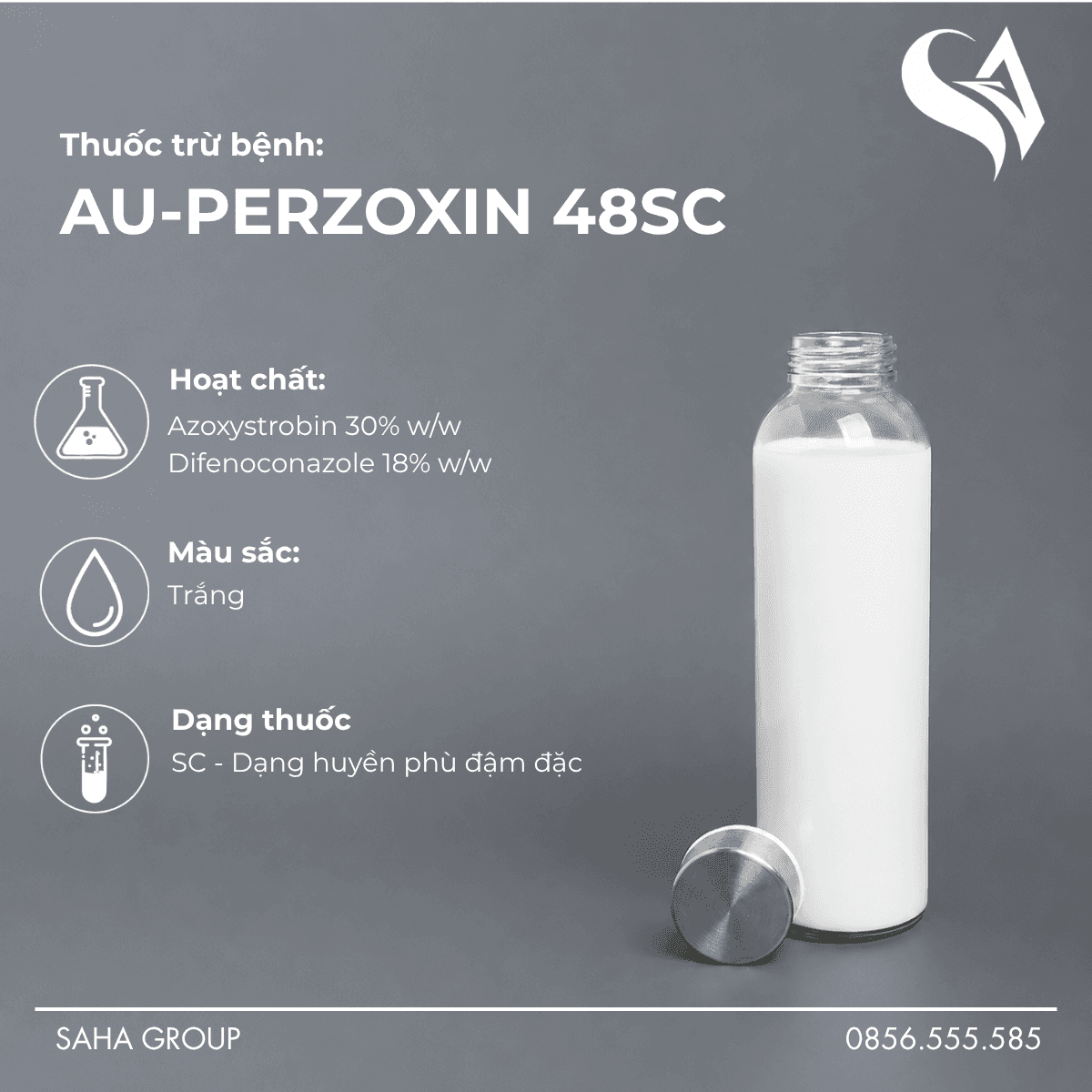 Thuốc trừ bệnh AU-PERZOXIN 48SC