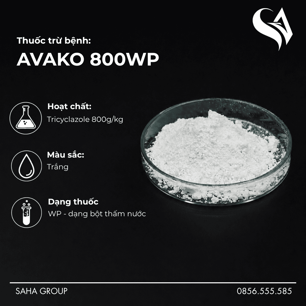 Thuốc trừ bệnh AVAKO 800WP