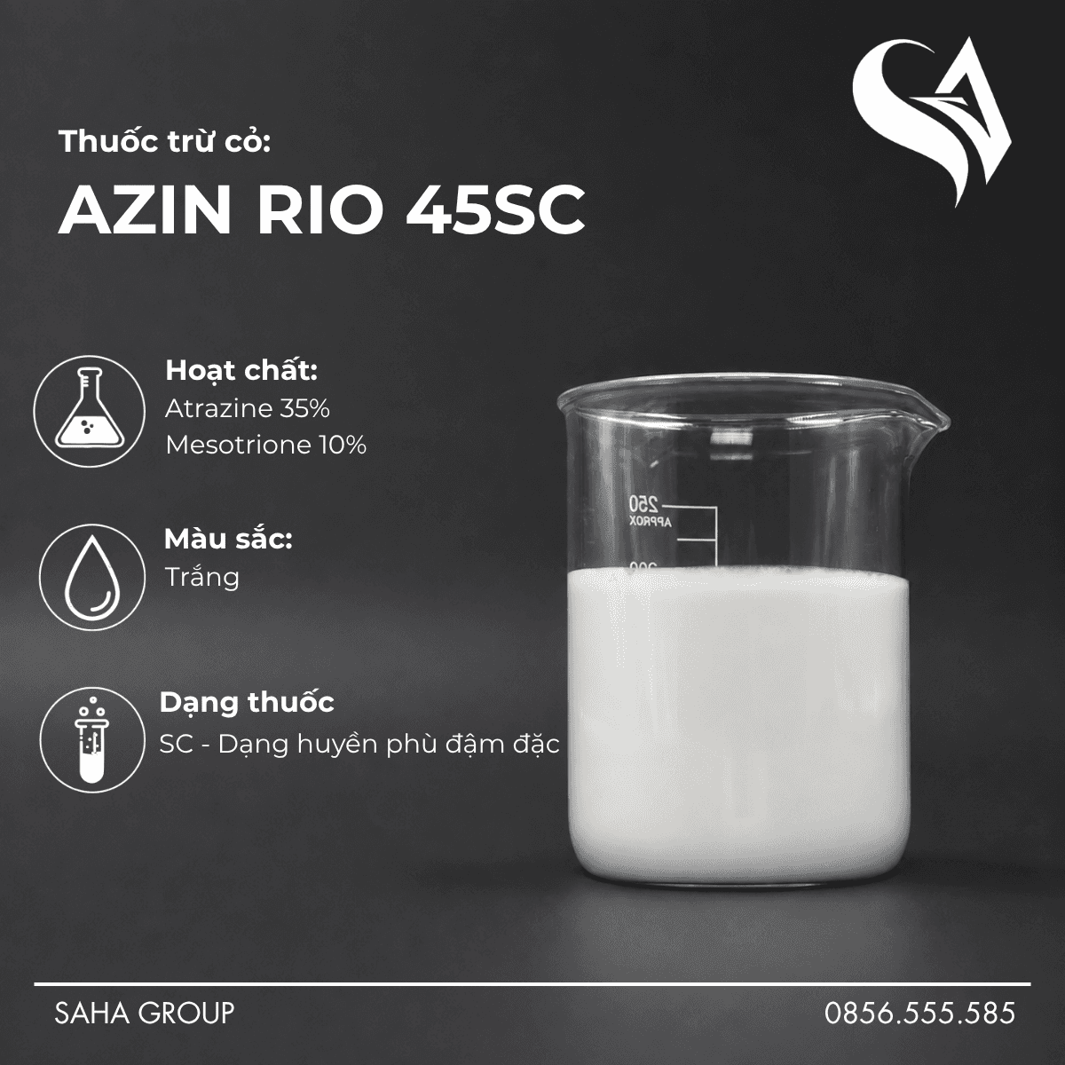 Thuốc trừ cỏ AZIN RIO 45SC