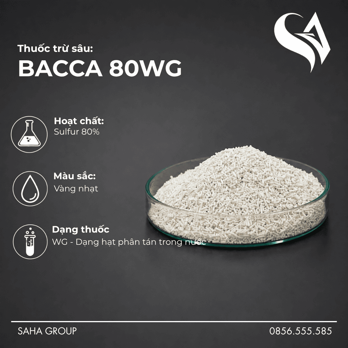 Thuốc trừ sâu BACCA 80WG