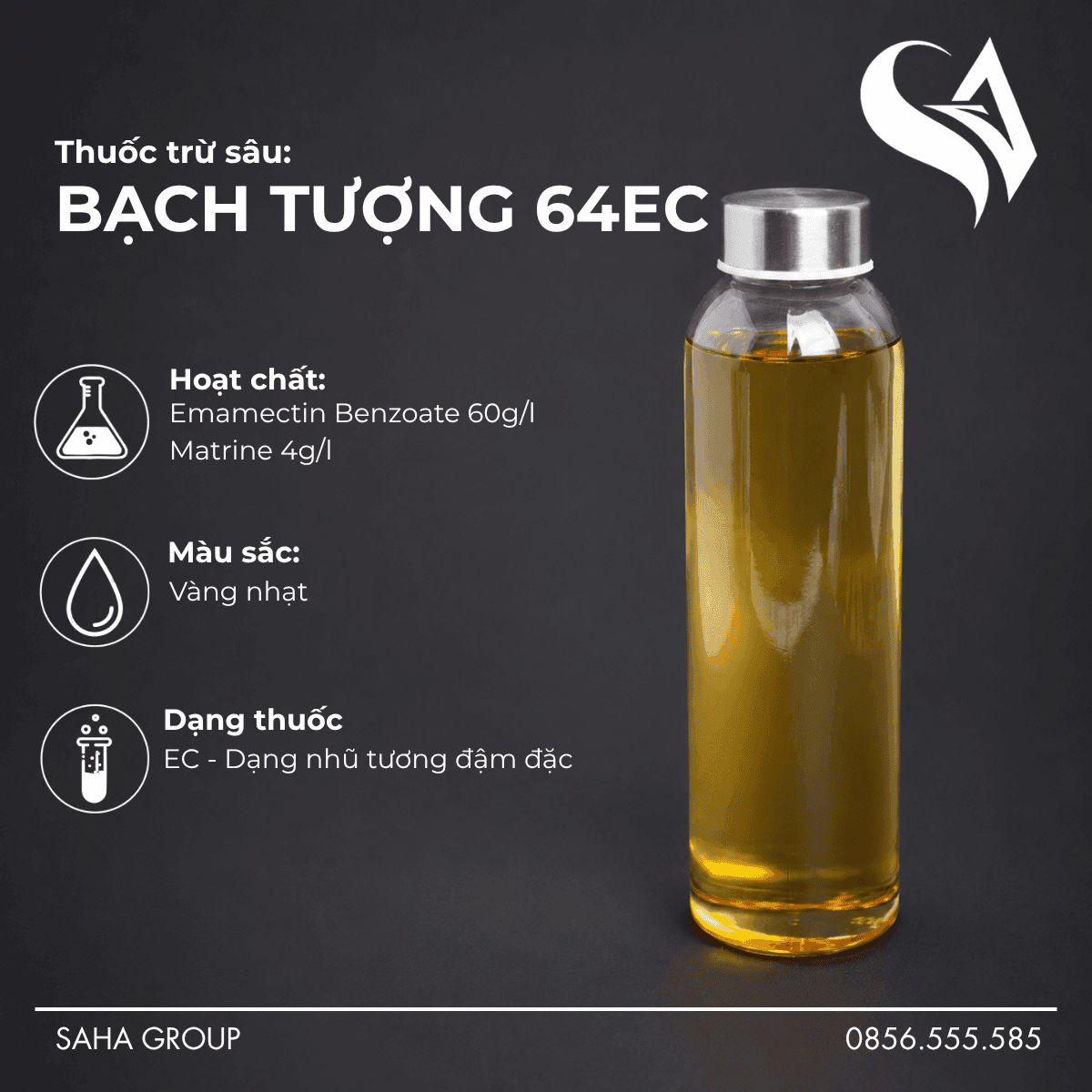 Thuốc trừ sâu BẠCH TƯỢNG 64EC