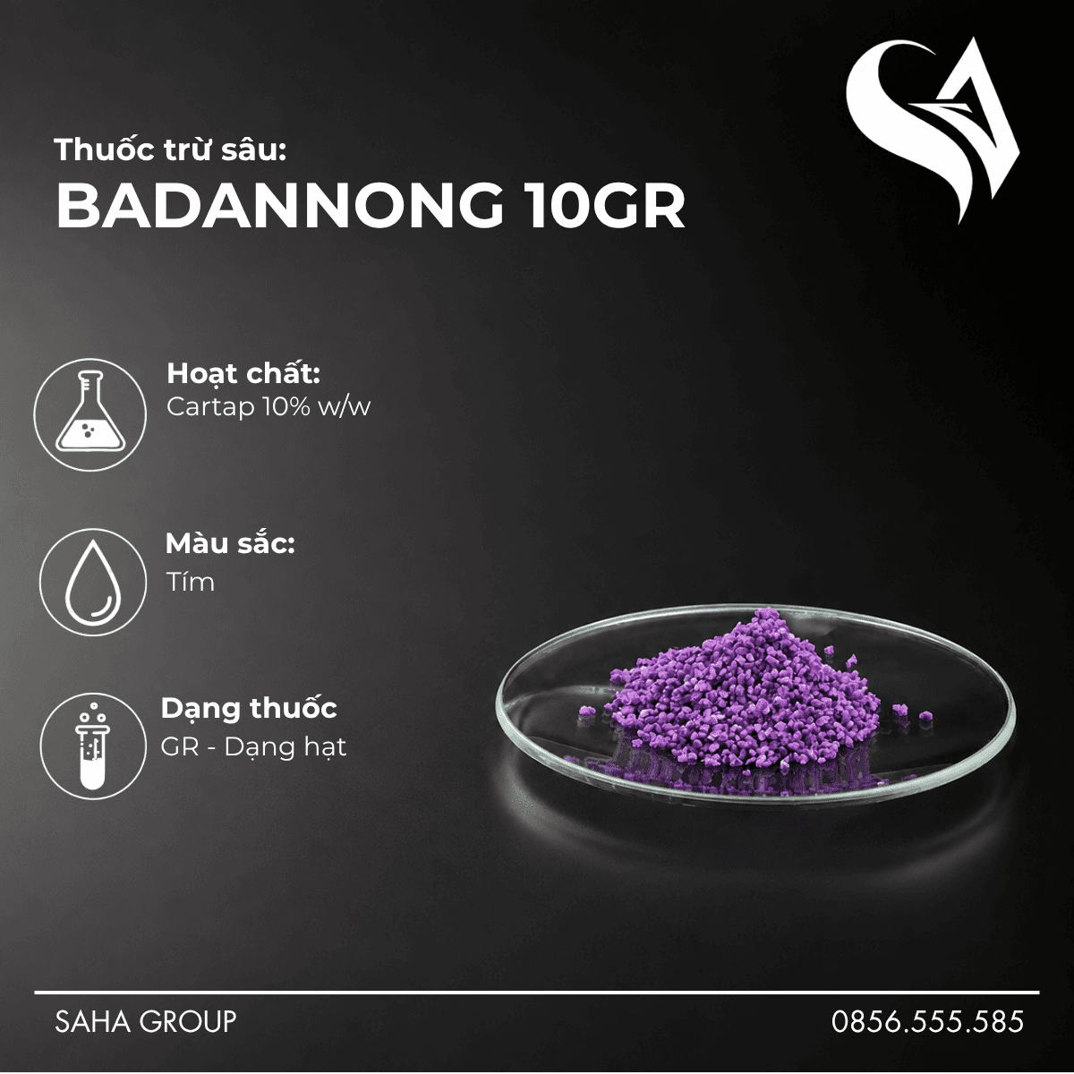 Thuốc trừ sâu Badannong 10GR