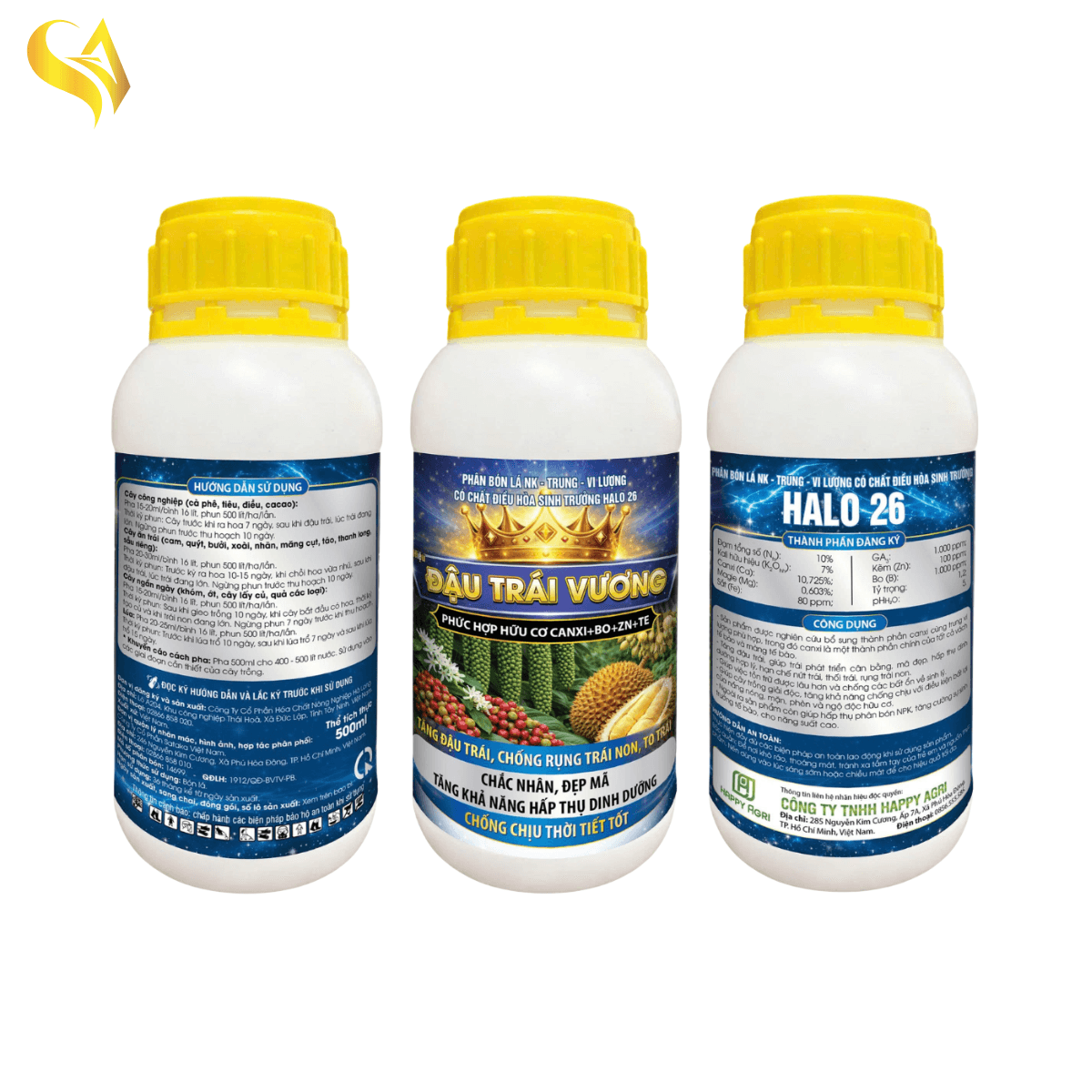 HALO 26 - ĐẬU TRÁI VƯƠNG - 500ML
