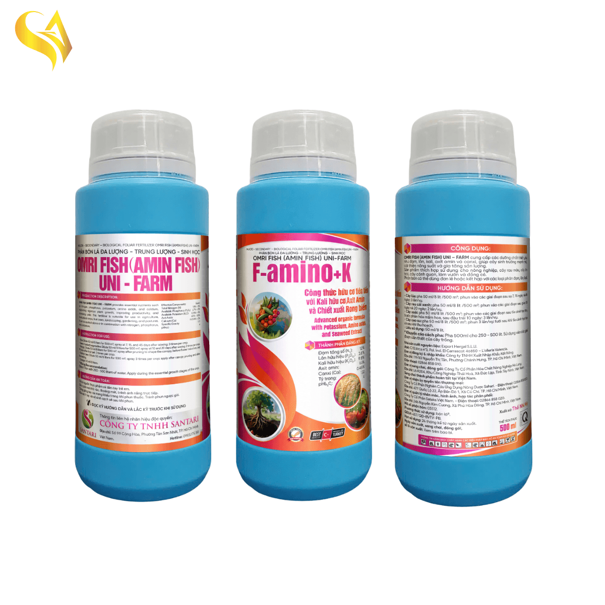 OMRI FISH (AMIN FISH) - F-AMINO+K - 500ML